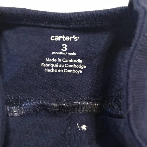 CARTER'S BABY GAP 3 Month Sweatpants Onesie One Piece Bundle Basics Red Blue - Picture 4 of 9